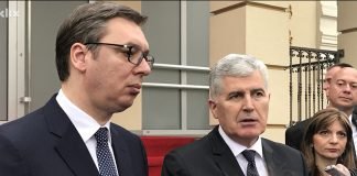Predsednik Srbije Aleksandar Vučić u Mostaru