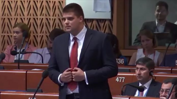 Aleksandar Seselj EU parlament YT