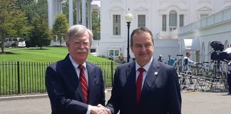 Ministar Dačić sa savetnikom predsednika SAD-a Džonom Boltonom
