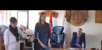 Najava dodele auto sedišta Saveta za bezbednost saobraćaja opštine Čajetina