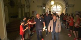 Prijem za košarkašku reprezentaciju Srbije