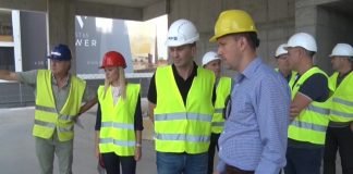 Povodom Dana građevinara ministar Đorđević obišao gradilište