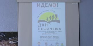 Najava sportsko rekreativne manifestacije Dan pešačenja