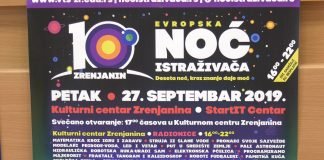 Noć istraživača deveti put u Zrenjaninu
