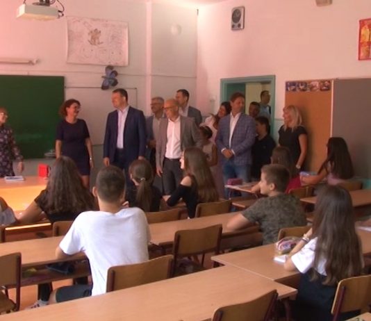 Miloš Vučević posetio OŠ Miloš Crnjanski