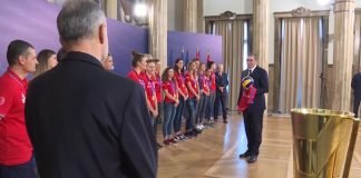 Predsednik Srbije Aleksandar Vučić primio žensku odbojkašku reprezentaciju Srbije