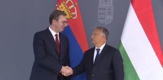 Predsednik Srbije Aleksandar Vučić boravi u dvodnevnoj poseti Budimpešti