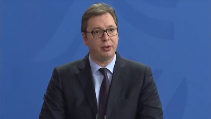 Vucic - cestitka Merkel i Stajnmajeru
