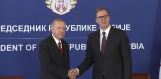 Predsednik Turske Erdogan započeo dvodnevnu posetu Srbiji