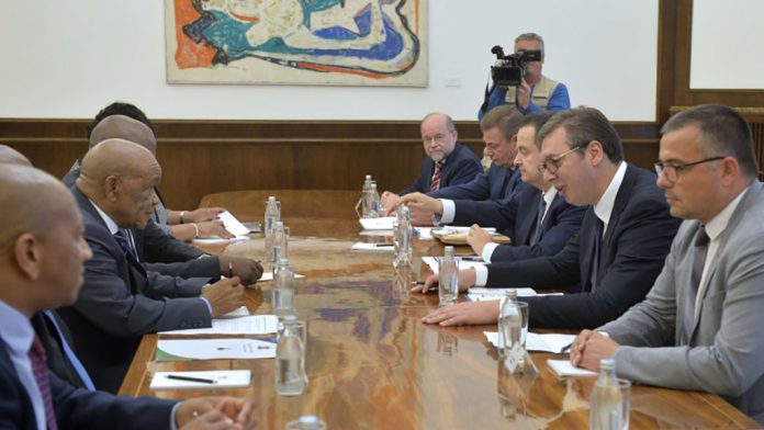 Vucic i premijer Lesotoa