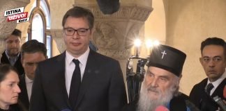 Predsednik Vučić sastao se sa patrijarhom Srpske pravoslavne crkve g. Irinejem