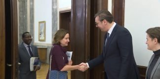 Predsednik Vučić sastao se sa regionalnom direktorkom Svetske banke Lindom Van Gelder