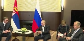Predsednik Vučić razgovorao sa ruskim predsednikom Vladimirom Putinom u Sočiju