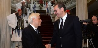 Predsednik Vučić sastao se u Grčkoj sa predsednikom Prokopisom Pavlopulosom