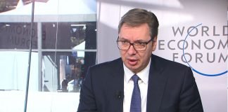 Predsednik Vučić u Davosu prisustvovao skupu na kojem se obratio predsednik SAD-a