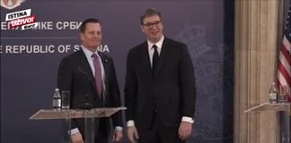 Predsednik Vučić se sastao sa specijalnim izaslanikom predsednika SAD Ričardom Grenelom