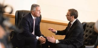 Predsednik Vučić razgovarao u Jerusalimu sa predsednikom Crne Gore Milom Đukanovićem