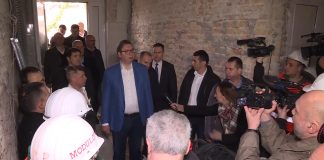 Predsednik Vučić obišao radove na Klinici za infektivne i tropske bolesti KCS