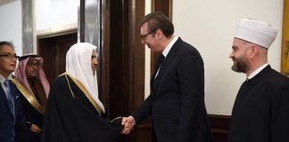 Predsednik Vučić primio generalnog sekretara Muslimanske svetske lige – Rabite