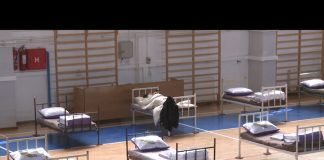 Karantin u fiskulturnoj sali OŠ Vuk Karadžić namijenjen za lica sa graničnog prelaza Rača