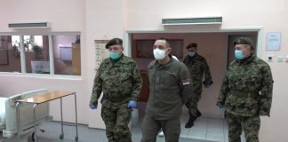 Ministar Vulin obišao danas Vojnu bolnicu u Novom Sadu