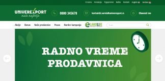 Novo radno vreme Univerexport i Trgopromet objekata