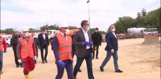 Aleksandar Vučić posetio radove na pruzi Beograd – Budimpešta