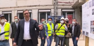 Vučić obišao radove na izgradnji i rekonstrukciji KCS