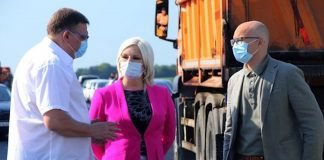 Zorana Mihajlović je obišla radove na petlji Sirig