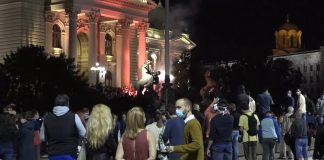 Sinoćni protesti su potresli Beograd