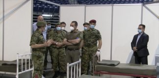 Ministar Vulin obišao privremenu bolnicu u beogradskoj Štark Areni