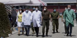 Ministar Vulin je obišao poljsku vojnu bolnicu u Novom Pazaru