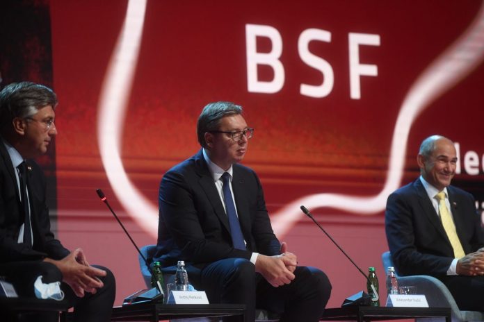 Predsednik Vucic na 15. Bledskom strateskom forumu