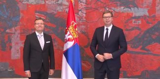 Vučić primio akreditivna pisma ambasadora Slovenije, Poljske i Kambodže