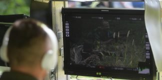Vulin na snimanju filma Koridor 92.