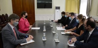 Sastanak Ivice Dačića i ambasadorke Kanade