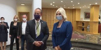 Zorana Mihajlović sa delegacijom DFC-a
