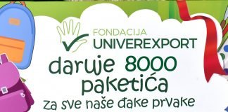 Univerexportov poklon đacima prvacima