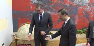 Sastanak Vučića i člana Politbiroa CK Komunističke partije Kine