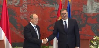 Sastanak Aleksandra Vučića i Alberta II od Monaka