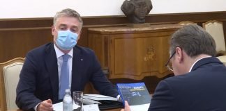 Sastanak Vučića i šefa misije Saveta Evrope u Beogradu