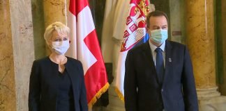 Sastanak Ivice Dačića sa predsednicom Nacionalnog veća Švajcarske