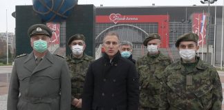Ministar Stefanović obišao privremenu kovid bolnicu u Štark areni