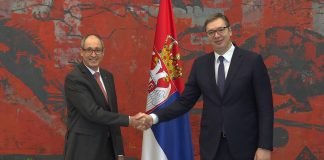 Vučić primio akreditivna pisma ambasadora Švajcarske, Japana I Kipra