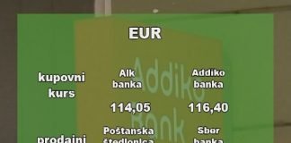 Kursna lista – 117,58 dinara za evro