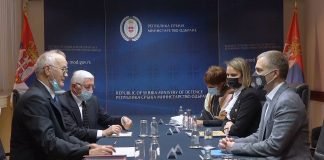 Sastanak ministra odbrane sa predstavnicima Udruženja penzionisanih podoficira
