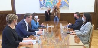 Sastanak Vučića i šefa Kancelarije UN u Beogradu