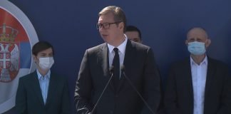 Predsednik Vučić je prisustvovao početku radova na deonici puta Novi Beograd – Surčin