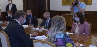 Vučić se sastao sa predsedavajućom OEBS-a i ministarkom spoljnih poslova Švedske