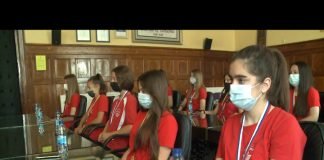 Bijeljina – Prijem za pionirke odbojkaškog kluba Libero